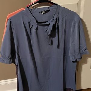 Allegra k blue blouse